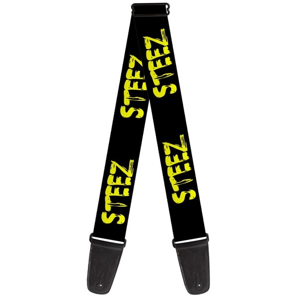 Guitar Strap - Steez Brushed Black/Yellow (Us Import) ACC NEU-image