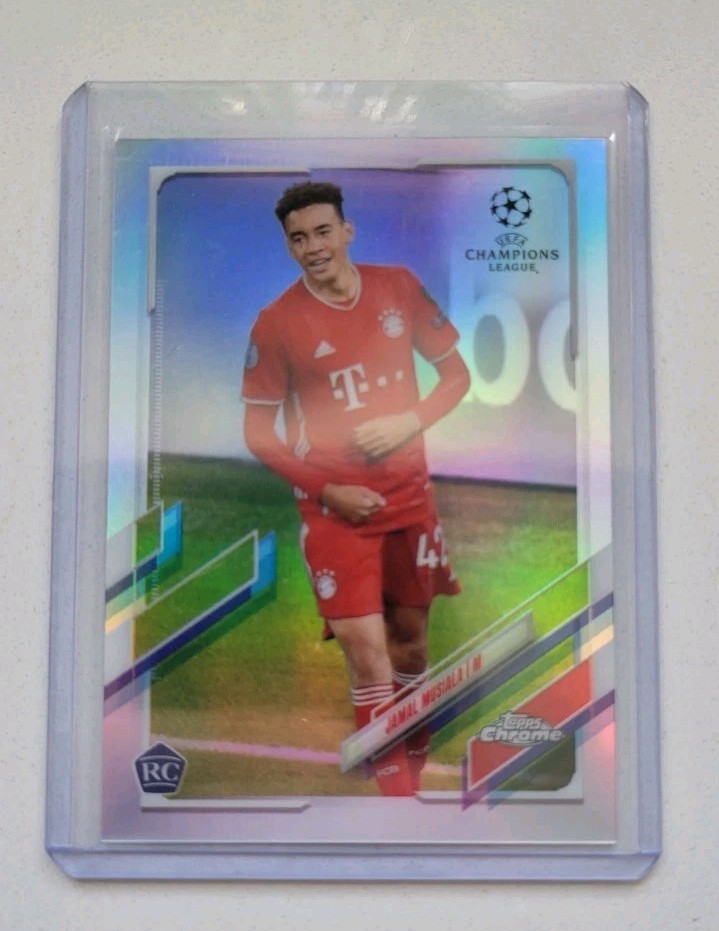 2020-21 Topps Chrome UCL - Jamal Musiala #81 Refractor (RC)