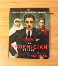 The Phoenician Scheme Blu-ray Wes Anderson Benicio Del Toro w/Slipcover