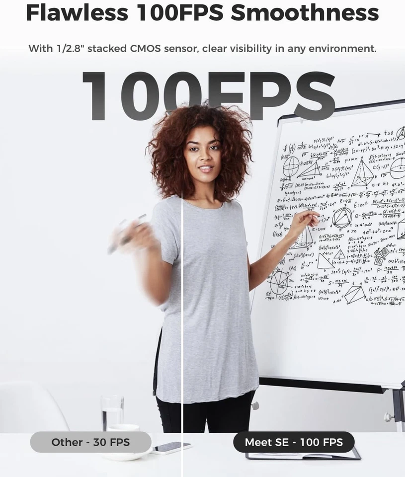 OBSBOT Meet SE 1080P 100 FPS AI Framing Webcam – Gesture & Beauty Modes - Image 2 of 4