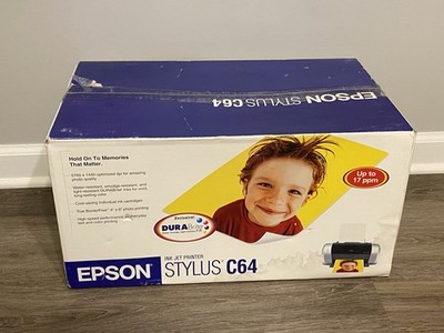 Epson Stylus C64 Standard Inkjet Photo Printer BRAND NEW IN BOX 