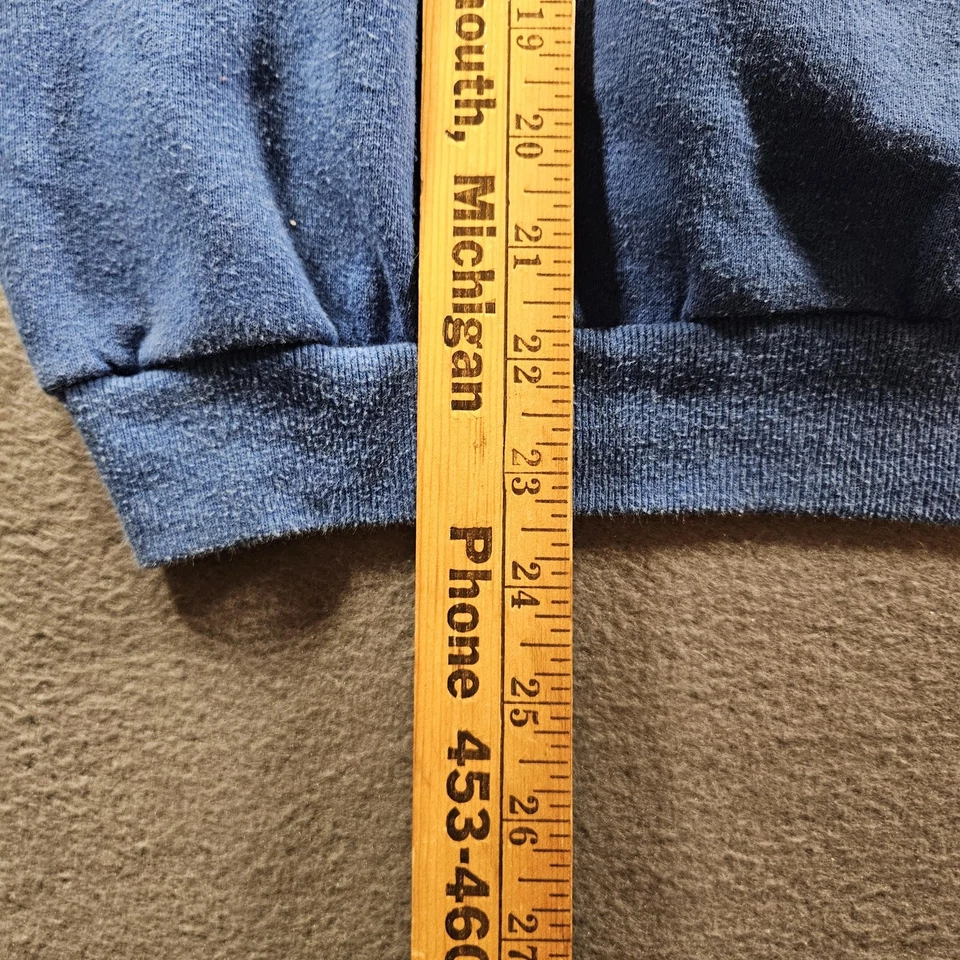 Vintage Cedar Point Sweatshirt Mens Large Blue Crewneck Amusement Park USA 70s - Image 4 of 4