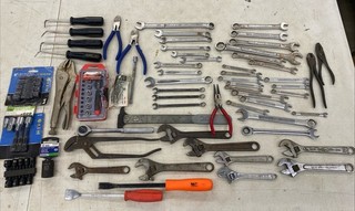Large Lot Vintage Craftsman Proto Combination/Crescent Wrenches Pliers M0937