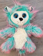 2018 Little Live Pets Scruff a Luvs Rescue Pets Pink Turquoise Plush Moose Brand