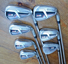 TaylorMade M6 Irons 5-PW & SW / Regular KBS Max 85 steel shafts