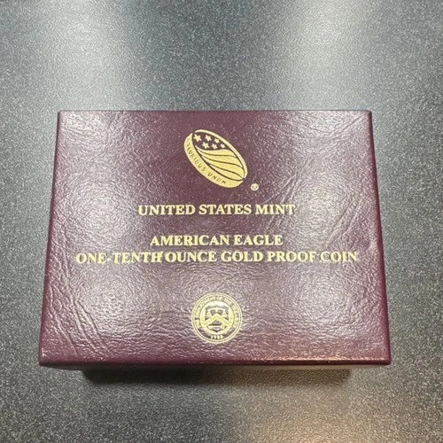 United States Mint American Eagle 2019 1/10 oz Gold Proof Coin