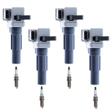 Denso 4 Ignition Coil 4 Iridium Spark Plugs Kit For Baja Forester Impreza 2.5 H4