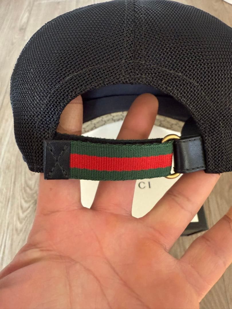 GUCCI GG Pattern Snake Design Hat - image 4