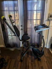 85-2449 Wirk Ride Exercise Bike Workstation & Standing Desk (Used)