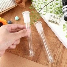 2pcs 5'' Glass Downstem Diffuser Female Joint Glass Down Stem for Glass Bongs 