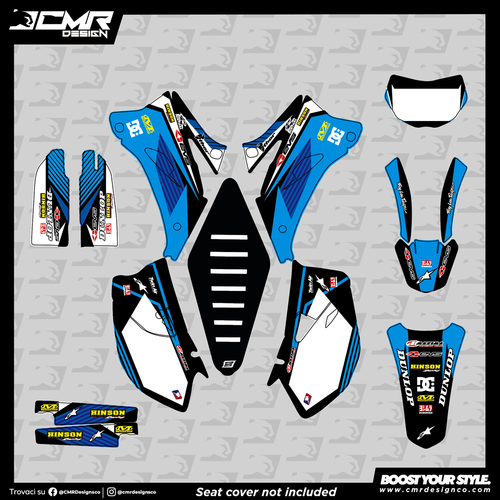 Kit Grafiche per Yamaha Adesivi In Crystal WR 250 450 2007 2008 2009 2010 2011 - 第 1/1 張圖片