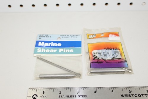 (2) Kit Nos Outboard Motor Shear/Drive Pins 9/32" x 2-5/32" S&J SP013, #13 - Picture 1 of 2