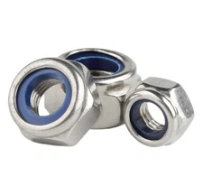 M2 M2.5 M3 M4 M5 M6 M8 Stainless hex Locknut nut Locknuts with Nylon Insert