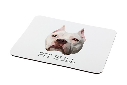 Amerikaanse pitbull geometrische onderlegger Art-Dog - Afbeelding 2 van 4