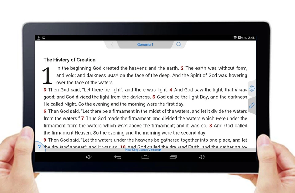 'BIBLE TABLET' - A 10.1" Tablet with TWO Bible Versions. - Image 2 of 4