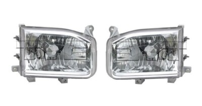 For 1999-2004 Nissan Pathfinder Headlight Head Lamps Driver & Passenger LH+RH