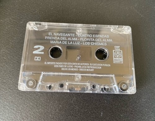 CHALINO SANCHEZ CON MARIACHI CASSETTE MUSART MEXICO '93 NIEVES DE ENERO CORRIDOS - Picture 5 of 5