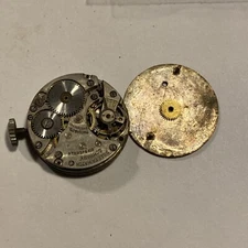 Soleta Watch Co. Langendorf 12 Movement 6 Jewel For  Parts Or Repair