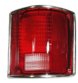 Tail Lights For Chevy GMC Suburban Blazer 1973-1991 Lens Housing Chrome Pair Foto 4 de 4