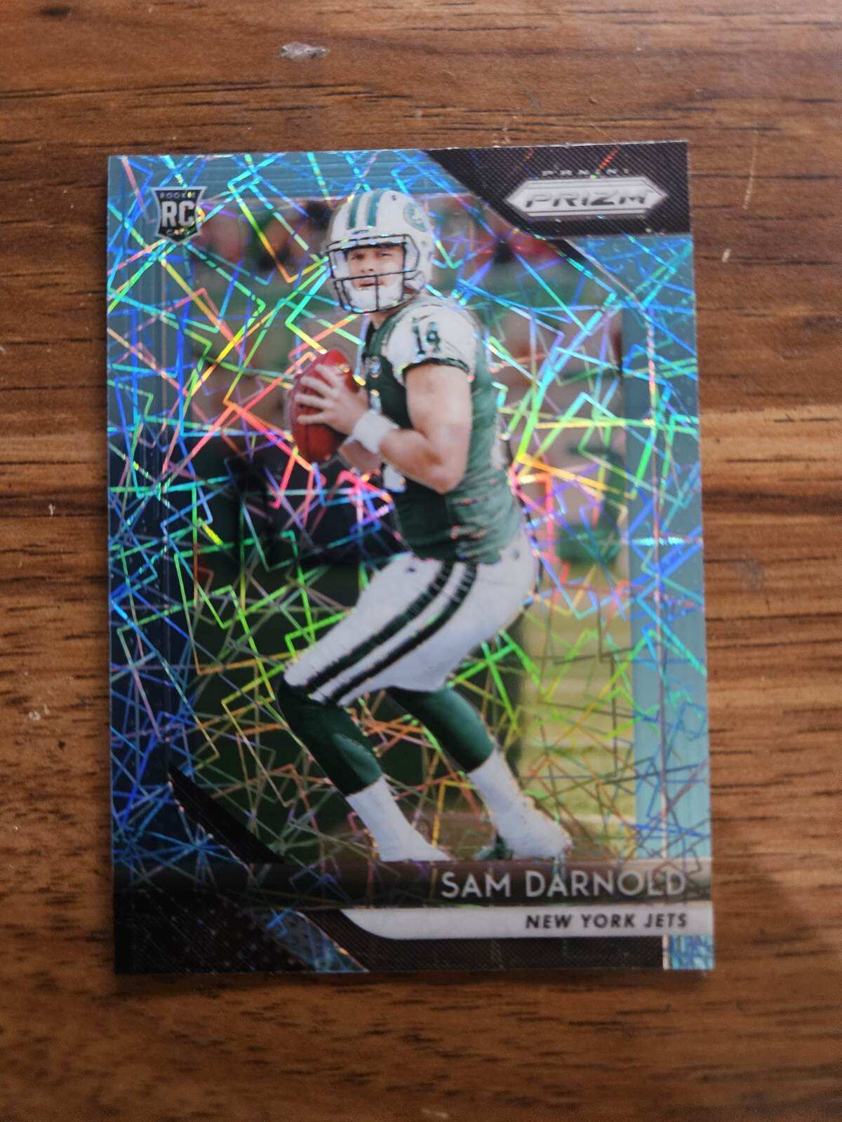 2018 Panini Prizm - Rookie Lazer Prizm #203 Sam Darnold (RC) Rookie Card