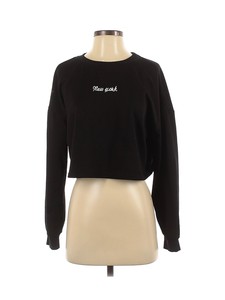 shein black sweatshirt