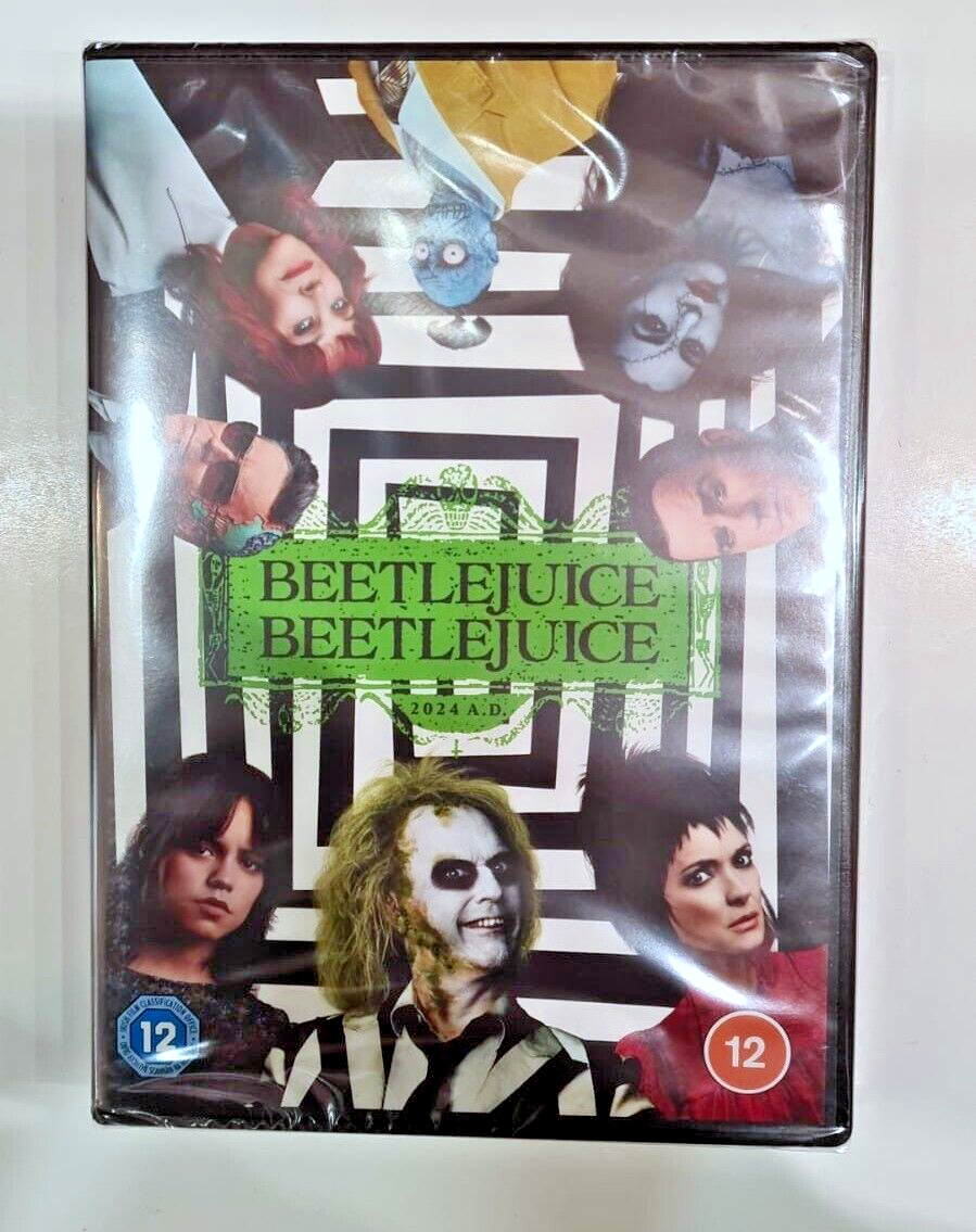 BEETLEJUICE BEETLEJUICE      BRAND NEW SEALED GENUINE UK DVD