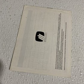 Pyramid NES Nintendo manual booklet instructions  Missing Center Page