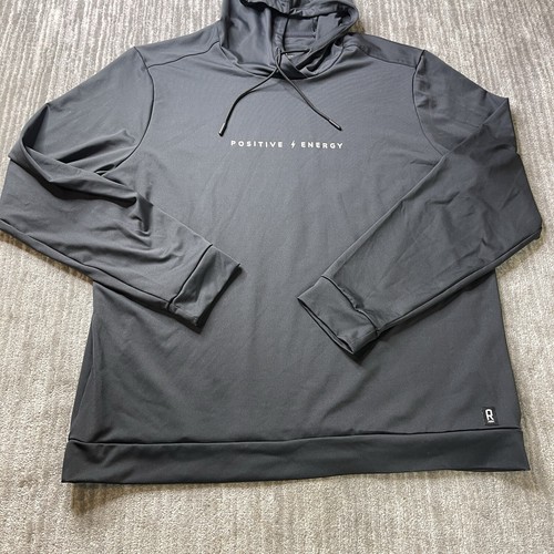 Rhone Hoodie Men's Large Black Active Stretch Performance Comfort Super Coffee - Picture 4 of 15