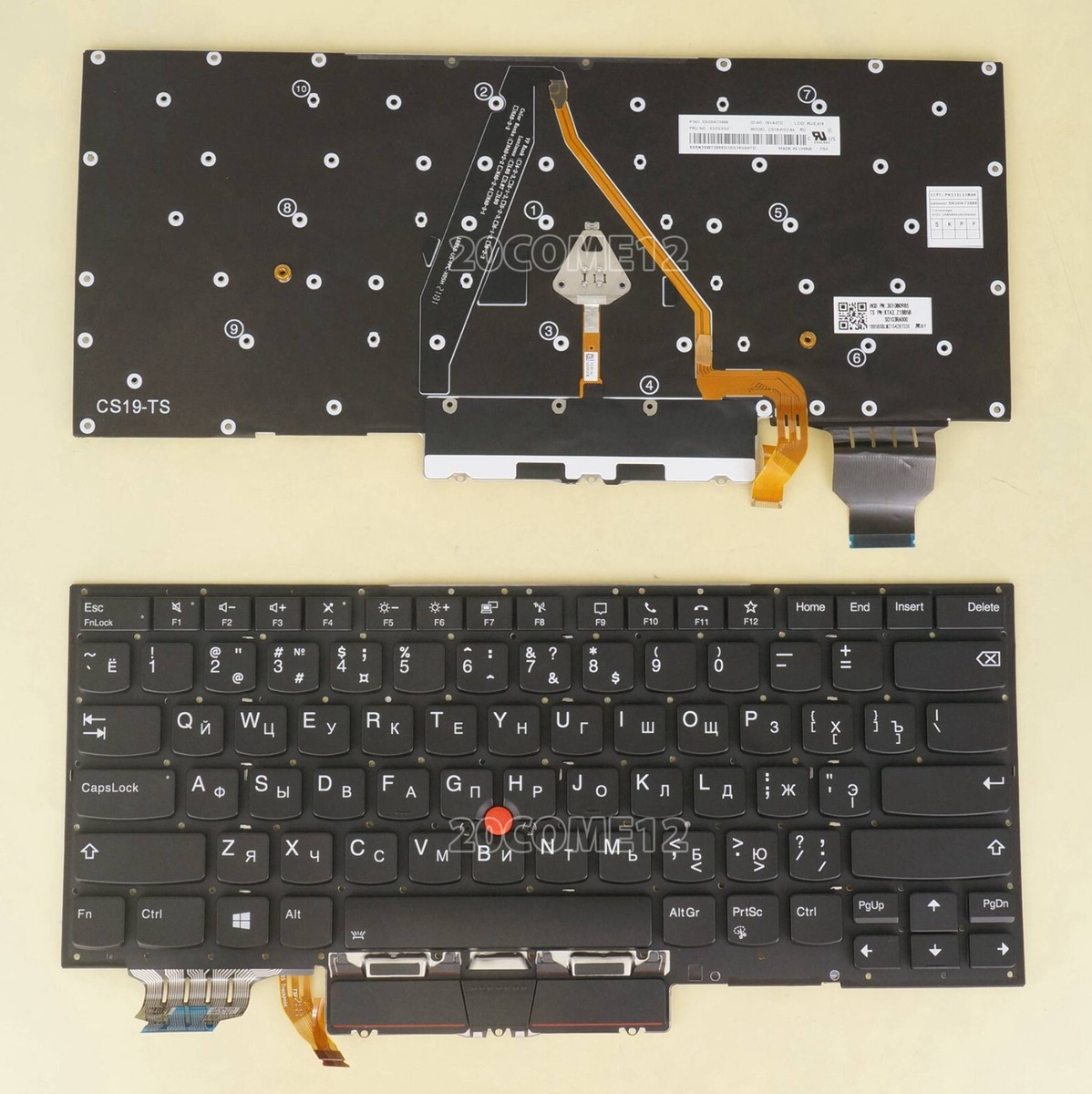for Lenovo Thinkpad x1 carbon 7th Gen 2019 20QD 20QE