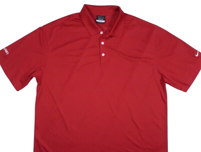NEW Nike GOLF SHARP ELECTRONICS TV Dri-Fit Micro Pique Polo 2.0 363807 XL SHIRT