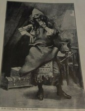 1910 BUILDER OF THE TABERNACLE Bezaleel Print J James Tissot Old Testament Bible