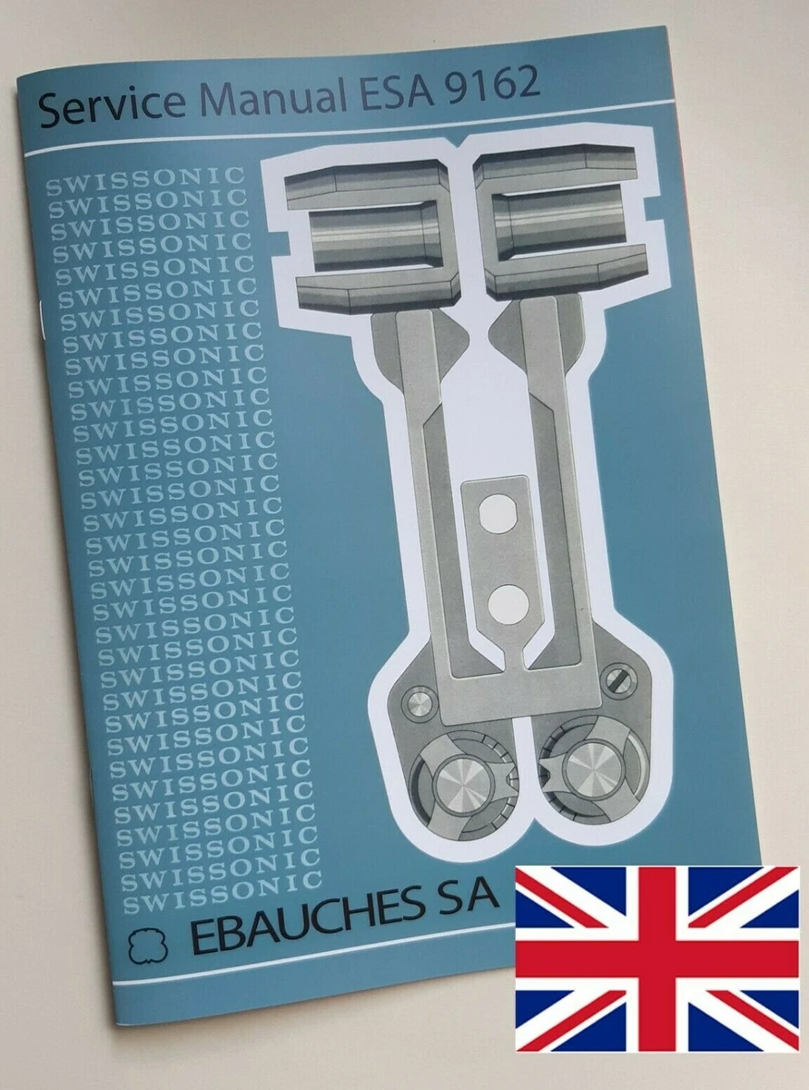 Manual de servicio [Inglés] - Calibre ESA 9162 Mosaba [Longines Ultronic 6312/6332]