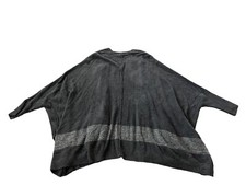 Barefoot Dreams Cozychic Womens Gray Cardigan Sweater Cliffside Wrap One Size