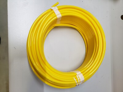 Yellow  polyethylene tubing 1/4 O.D. X 170 Thousands I.D.  100ft