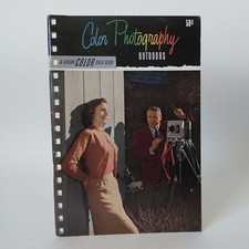 1954 "Color Photography Outdoors"- Kodak Color Data Book E-75 SC VG