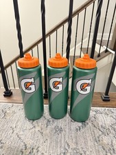 Gatorade 32 Oz Contour Squeeze Sport Water Bottle Workout Fitness 3 Pack