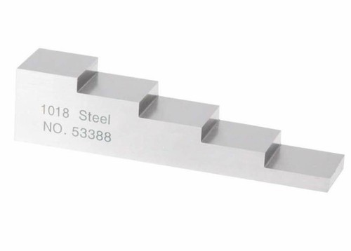 Ultrasonic Calibration Test Block 5 Step Test Block NDT Testing with 1018 Steel - Picture 4 of 6