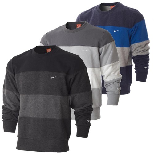 Nike Athletic Dept Triband Crewneck Sweatshirt Pullover Crew Neck Pulli