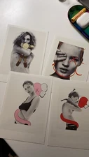*Last one* Not Available Anywhere Kaws Kate Moss NGV Postcard *Extemely Limited