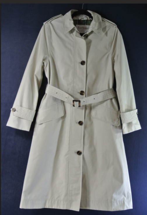 NEW BARBOUR Camilla Waterproof Trench Coat Size 14   #C4501