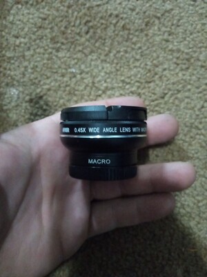 49mm-m37  0.45X HD Super Wide Angle Lens with Macro For Cameras