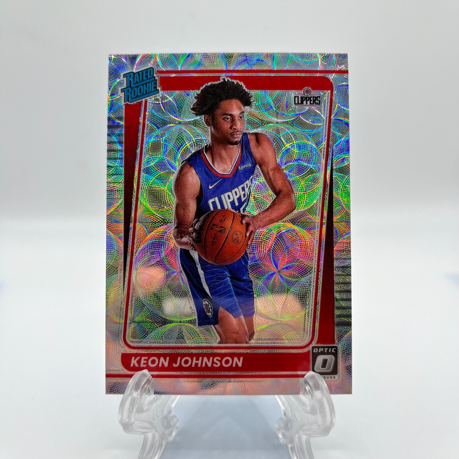 2021 Donruss Optic Rated Premium Box Set 206/249 Keon Johnson #192 Rookie RC