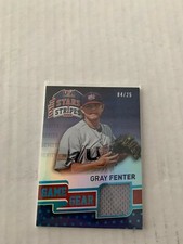 Gray Fenter 2015 USA Baseball Stars & Stripes Jersey Card #39 Serial #04/25