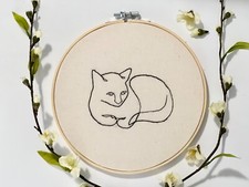 Modern Abstract Embroidery Art 8 Inch