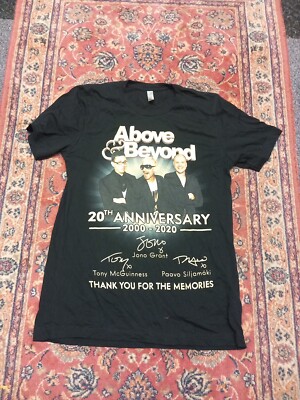 Above & Beyond 20th Anniversary Trance T-Shirt Medium