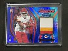 2020 Certified New Generation Blue 3 Color Clyde Edwards Helaire Rookie #d 20/99