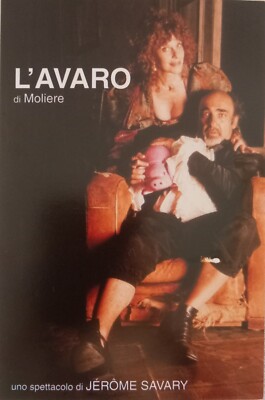 Postcard Teatro L' Avaro Di Moliere Show 2000 By Jèrome Savary Woman