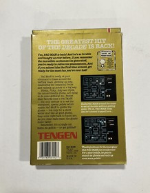 PAC-Man Nintendo NES Box, Game, Manual Only Namco 1984 Tested Works Tengen