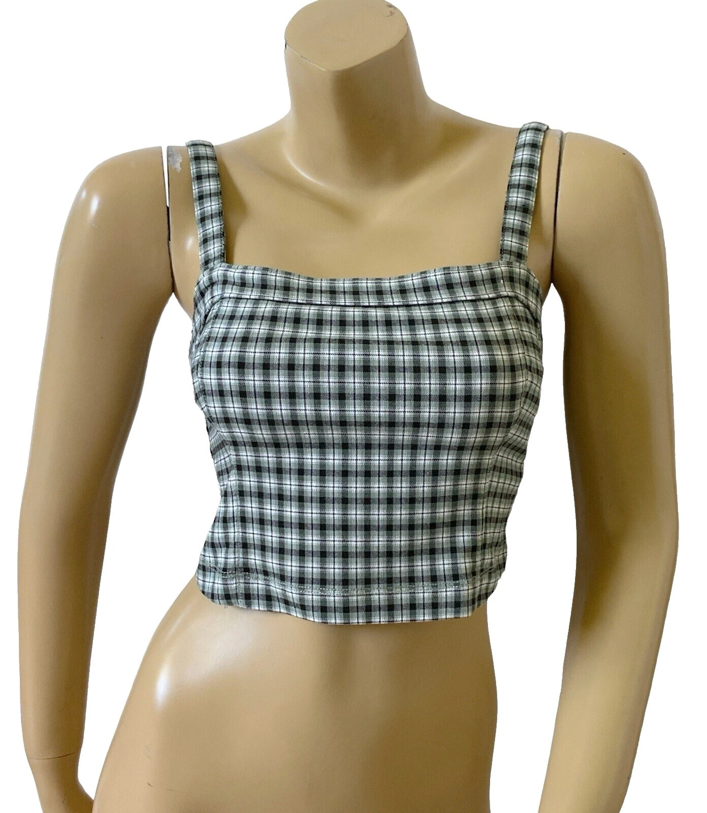 Hollister Juniors Plaid Blouse Tops for Women