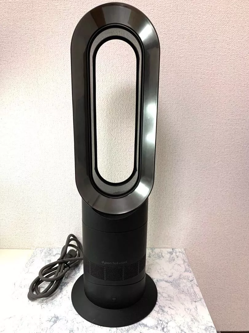 Dyson AM09 Hot + Cool Jet Focus Fan Heater - Black/Silver japan used free  ship